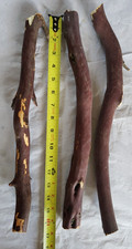 3 Red/grey Manzanita branch 207 Rough Cuts 16" bird perch