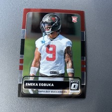 2025 Optic Emeka Egbuka Rookie Variation #16 RC Retro Tampa Bay Buccaneers