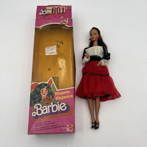 Vintage 1979 Mattel Hispanic Barbie MIB 1292 In Original Box  READ