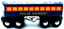 BRIO POLAR EXPRESS Wooden Railway PASSENGER COACH Train Car