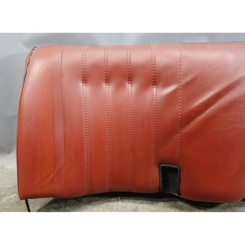 Respaldo asiento trasero de fábrica BMW E30 serie 3 86-91 cupé sedán rojo cardenal OEM Foto 4 de 4