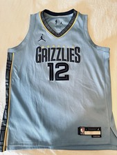 Morant #12 Jordan Youth Large Blue Statement Edition Memphis Grizzlies