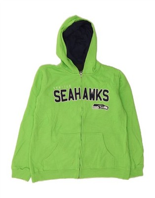 NFL TEAM APPAREL Jungen Zip Hoodie Pullover 12-13 Jahre grün NZ17