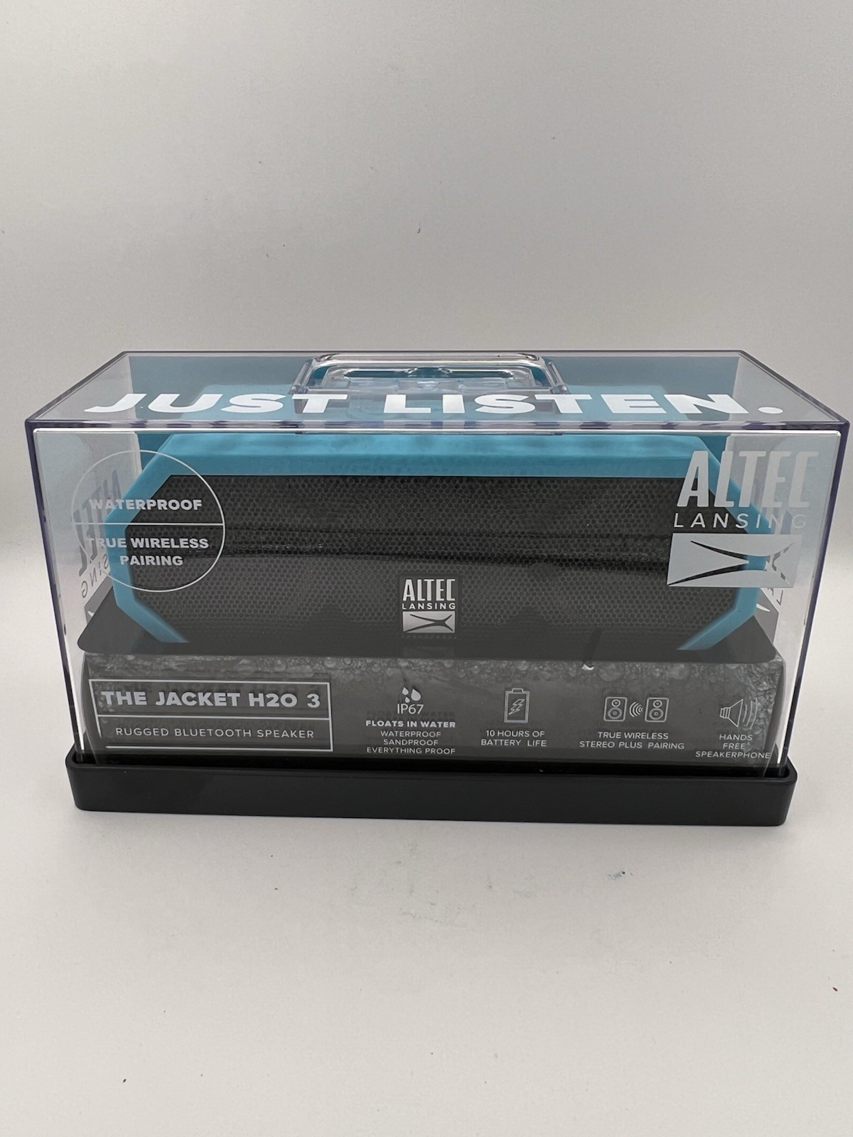 Altec Lansing Jacket H20 Waterproof Bluetooth Wireless Portable Speaker Voice