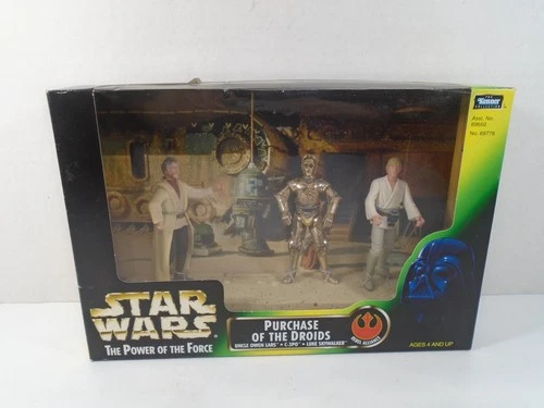 1997 KENNER--STAR WARS POWER OF THE FORCE--PURCHASE OF THE DROIDS SET (NEW)