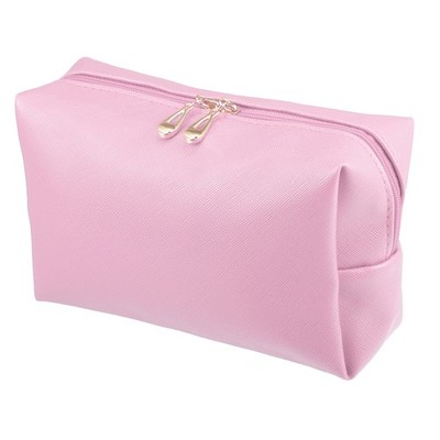 1pc Makeup Travel Bag Cosmetics Waterproof Bag L Size Pink