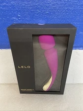 LELO Smart Wand 2 Medium All Over Body Massager Deep Rose Color 10 Modes New