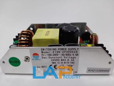 1PCS New U-shaped shell switch power supply K18N-UP300S24 24V 12.5A 50/60Hz