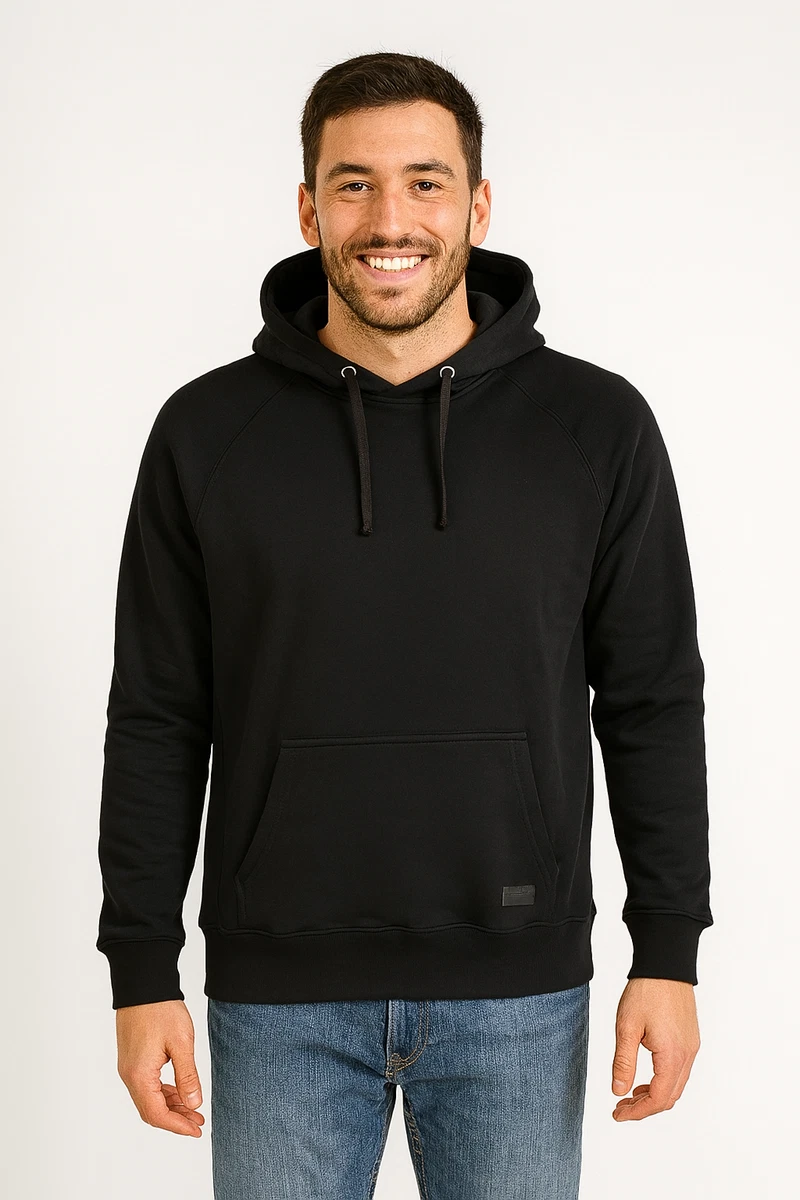 Felpa Con Cappuccio Uomo Con Cerniera – Oversize, Leggera, Tinta Unita – Per Sport, Allenamento E Tempo Libero - 3