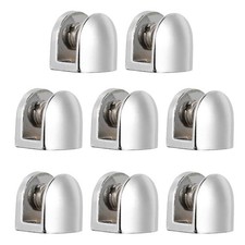 8 Pcs Glass Clip Zinc Alloy Screen Partition Clamp Panel Fixing