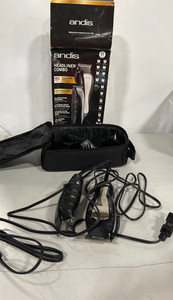 Andis 68135 Trimmer Hair Cutting Set - Black/Silver-USED