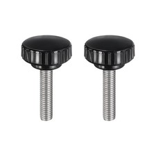 2 St&uuml;ck R&auml;ndelkn&ouml;pfe M8 x 40mm f&uuml;r 304 Edelstahl Kopf 30mm