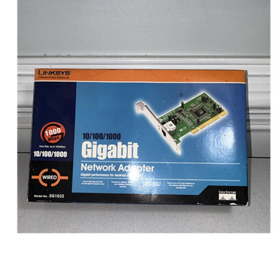 Linksys EG1032 PCI Gigabit Ethernet Network Adapter Card 10/100/1000 RJ-45