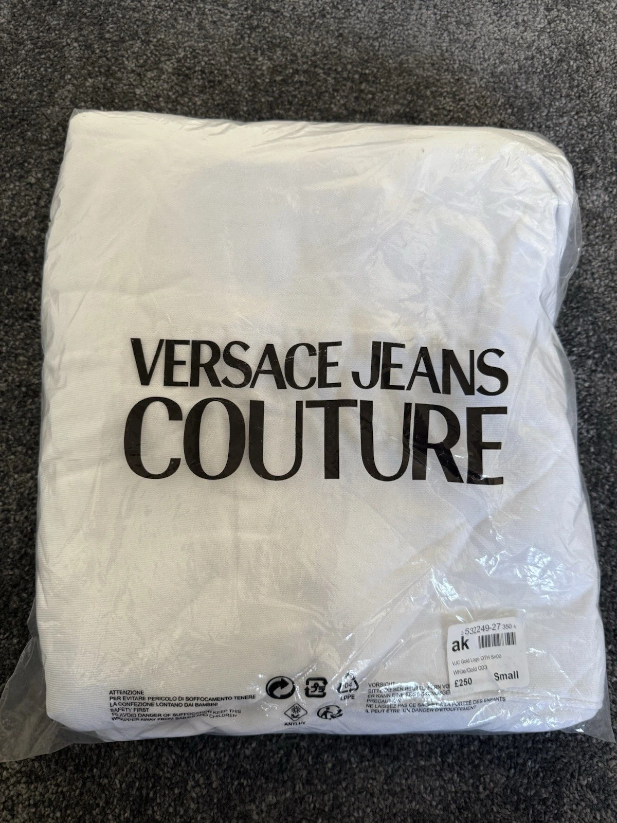 Felpa con cappuccio Versace jeans couture