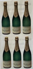 CHAMPAGNE BOTTLE  Sticky Pix Stickers(6pc)Paper House•Party •Celebrate•Adults•