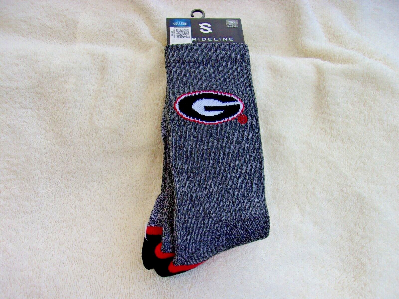 NWT Strideline socks, men's M/L (812), UGA, blackred, or gray, nylon blend eBay
