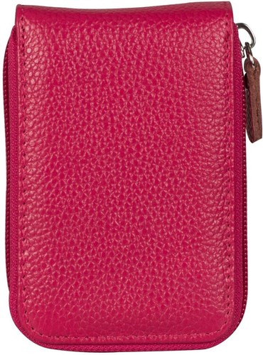 RFID Blocking Credit Card Case Organizer Leather Zip-Around Security Wallet Gift - Picture 30 of 41