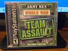 Army Men World War: Team Assault PS1 (Sony PlayStation 1, 2001) Complete