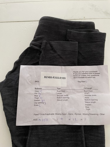 Lululemon Leggings Heathered Dark Cast / Pantaloni Taglia 6 #0030 - Foto 5 di 6