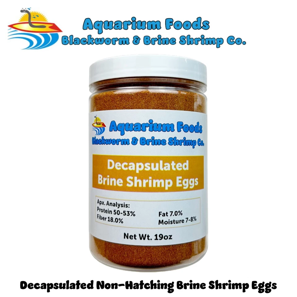 Huevos de camarones en salmuera descapsulada, corales, alevines, bebés (sin cáscara, sin eclosión) frasco Foto 4 de 4