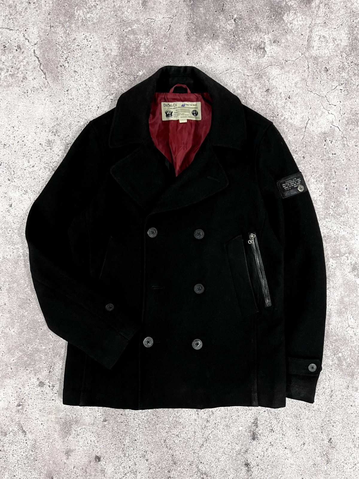 PRADA Cappotto Diesel Classic Uomo Lana Taglia L Made in Italy Raro