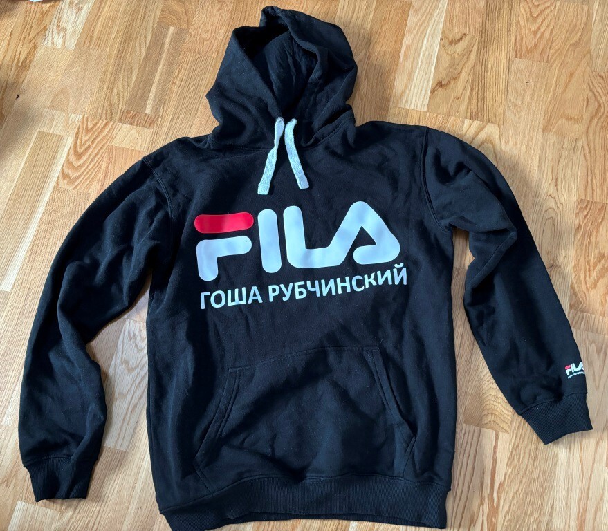 Felpa Gosha Rubchinskiy x FILA tg.S M maglia sweatshirt hoodie tee T shirt NEW