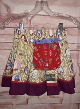 Matilda Jane Girls Size 6 Paint by Numbers Self Portrait Bird A-Line Skirt