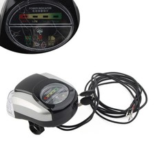 60V Electric Scooter LED Headlight Instrument Key Switch Horn For Harley Bike