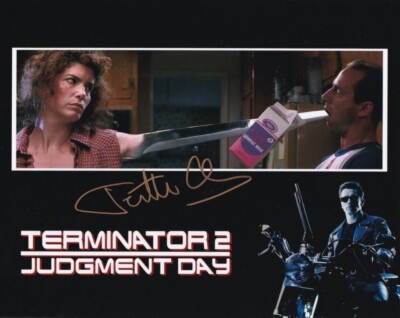 JENETTE GOLDSTEIN signed Autogramm 20x25cm TERMINATOR 2 in Person autograph COA