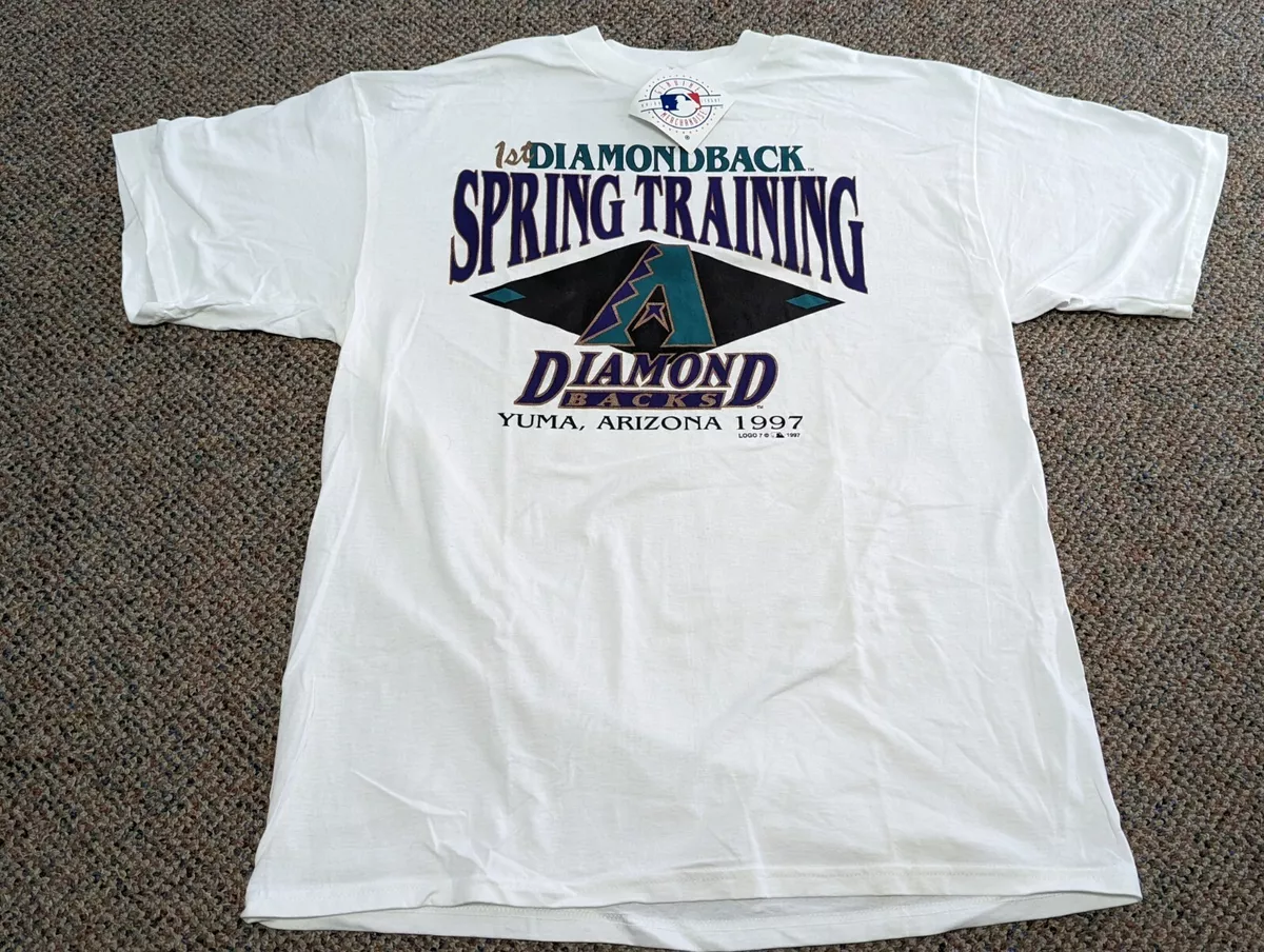 NWT Vintage 1997 Logo 7 1st Arizona Diamondbacks Spring Training T-shirt XL  Rare