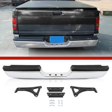 Chrome Complete Rear Step Bumper Assembly For Dodge Ram 1500 2500 3500 1994-2002 Chrome Complete Rear Step Bumper Assembly For Dodge Ram 1500 2500 3500 1994-2002