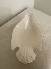 Lenox Bone China Dove Bird Candy Dish Marked “Special” Made In USA Platinum Rim