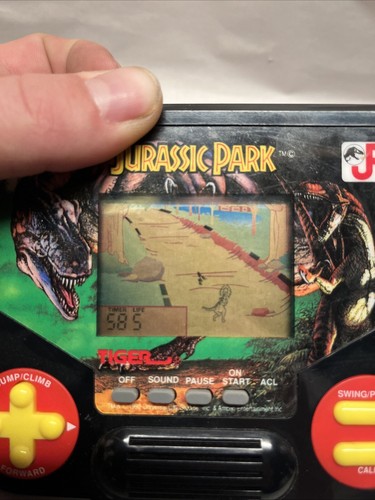 Vintage 1988 Tiger Electronics JP Jurassic Park Handheld LCD Video Game Tested - Bild 7 von 8