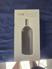 Vinglace Portable Wine & Champagne Stainless Steel Chiller Insulator - Graphite