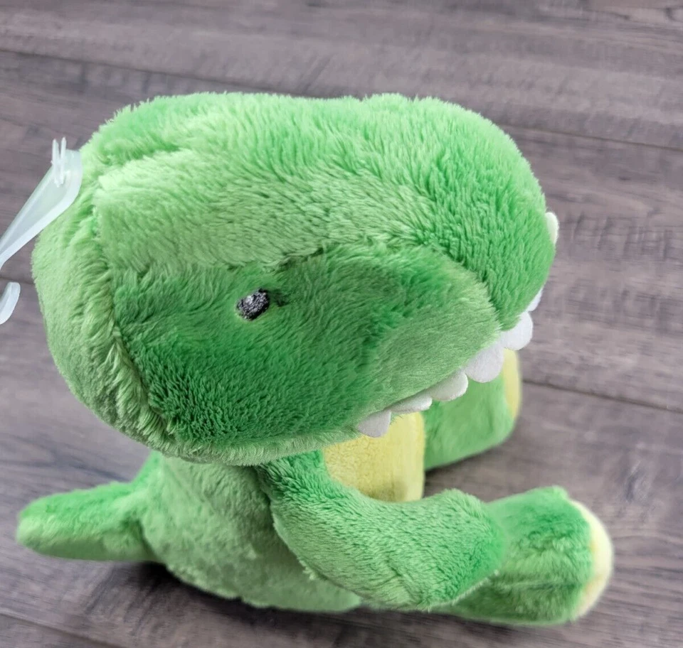 Nuevo animal dinosaurio de peluche verde y amarillo Carter's bebé Foto 2 de 3