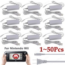 1 50PCS AC Power Charger Wall Plug Fast Charging for Nintendo Wii U Gamepad LOT