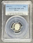 2011-S Silver Proof Roosevelt Dime PCGS PR-70 DCAM, Buy 3 Items, Get $5 Off!!