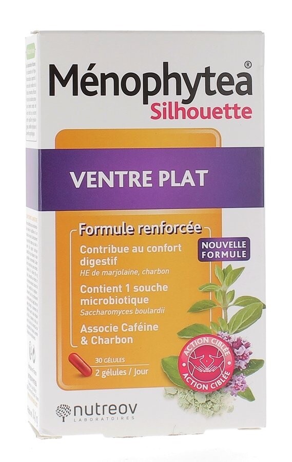 Menophytea Ventre Plat contre les ballonnements de la ménopause pour retrouver la forme