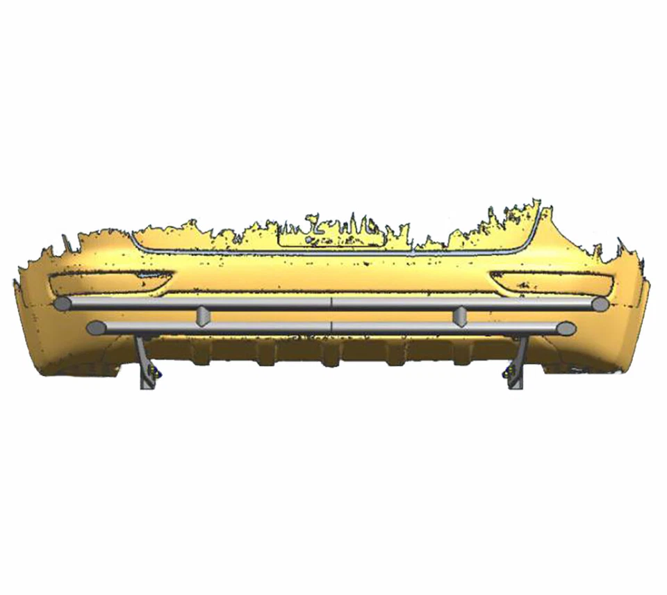 Black Horse Rear Bumper Guard Double Layer Stainless Fits 20-24 Subaru Forester - Image 2 of 4