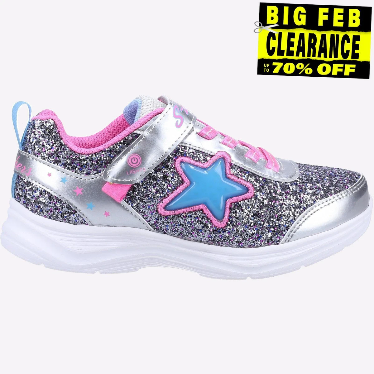 Skechers glitter trainers hotsell