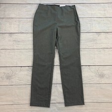 Nine West Pants sz 6 Women's Side Zip Skinny Black White 27" New NWT