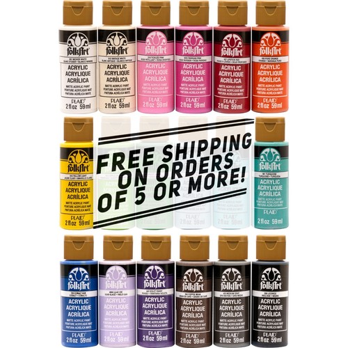 FolkArt Premium Acrylic Paint. Matte Finish, 2 oz. Free shipping on 5 or more! - Picture 2 of 153