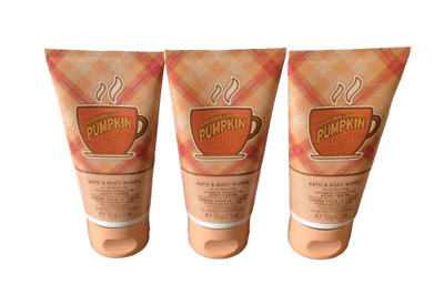 3 X Marshmallow Pumpkin Latte Body Cream TRAVEL SIZE 2.5 oz Bath & Body Works