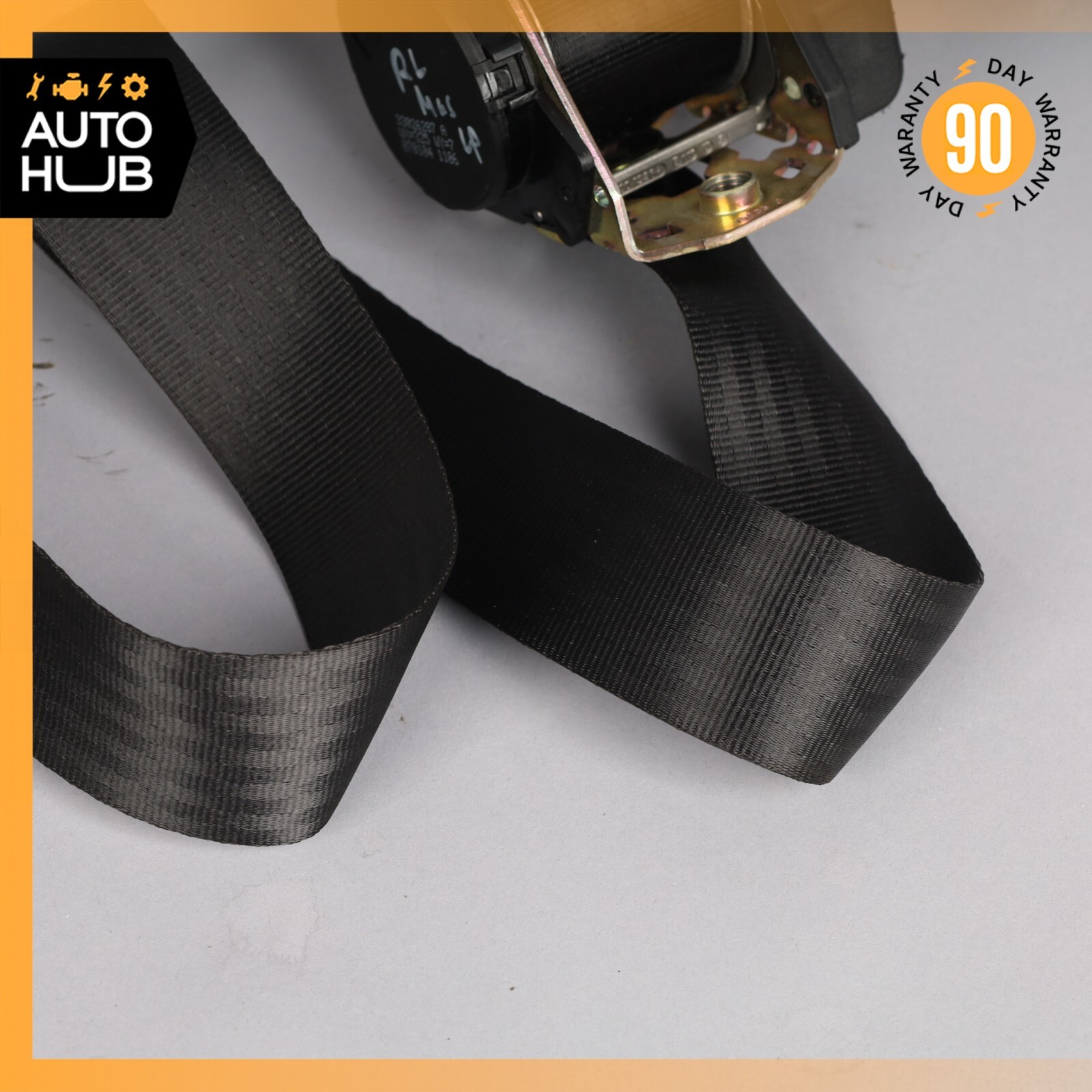 02-07 Maserati Coupe 4200 GT M138 Rear Left Driver Side Seat Belt Black OEM