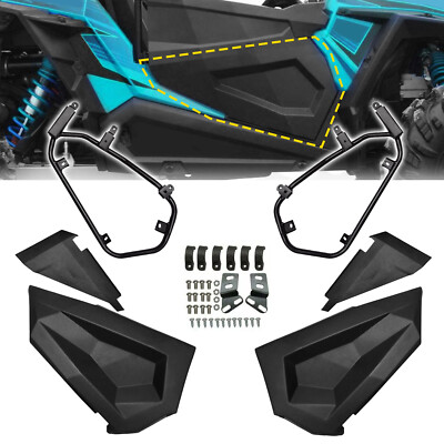 Lower Door Panel Inserts Kit For 2014-2023 Polaris RZR 900 1000 XP S Turbo 2Door