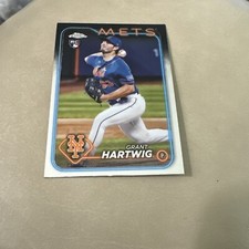 2024 Topps Chrome Base #45 Grant Hartwig  - New York Mets