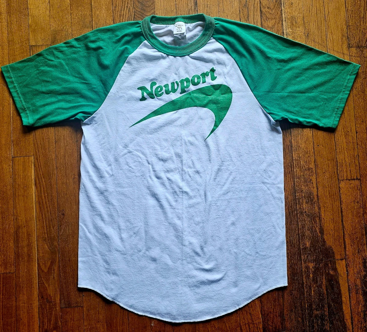 Newport Baseball T Shirt Cigarettes Brand New Smoking Cigarette Tobacco  Marlboro