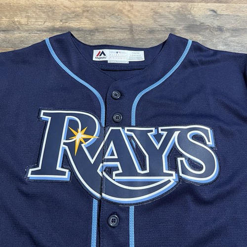 Tampa Bay Rays Jersey Youth L Blue Kevin Kiermaier #39 MLB Baseball Majestic - Bild 3 von 10