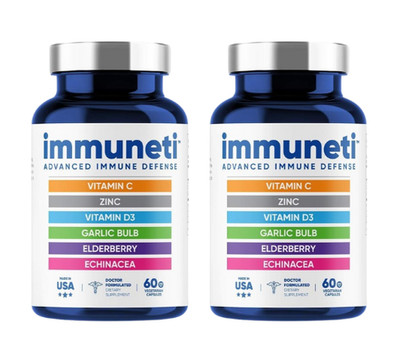 Immuneti Advanced Immune Defense 6-in-1 Support -Available in Pack of 2, 3 and 5