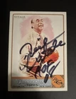 Topps Allen & Ginter Dick Vitale Basketball 2011 #136 Autographed Trading Card